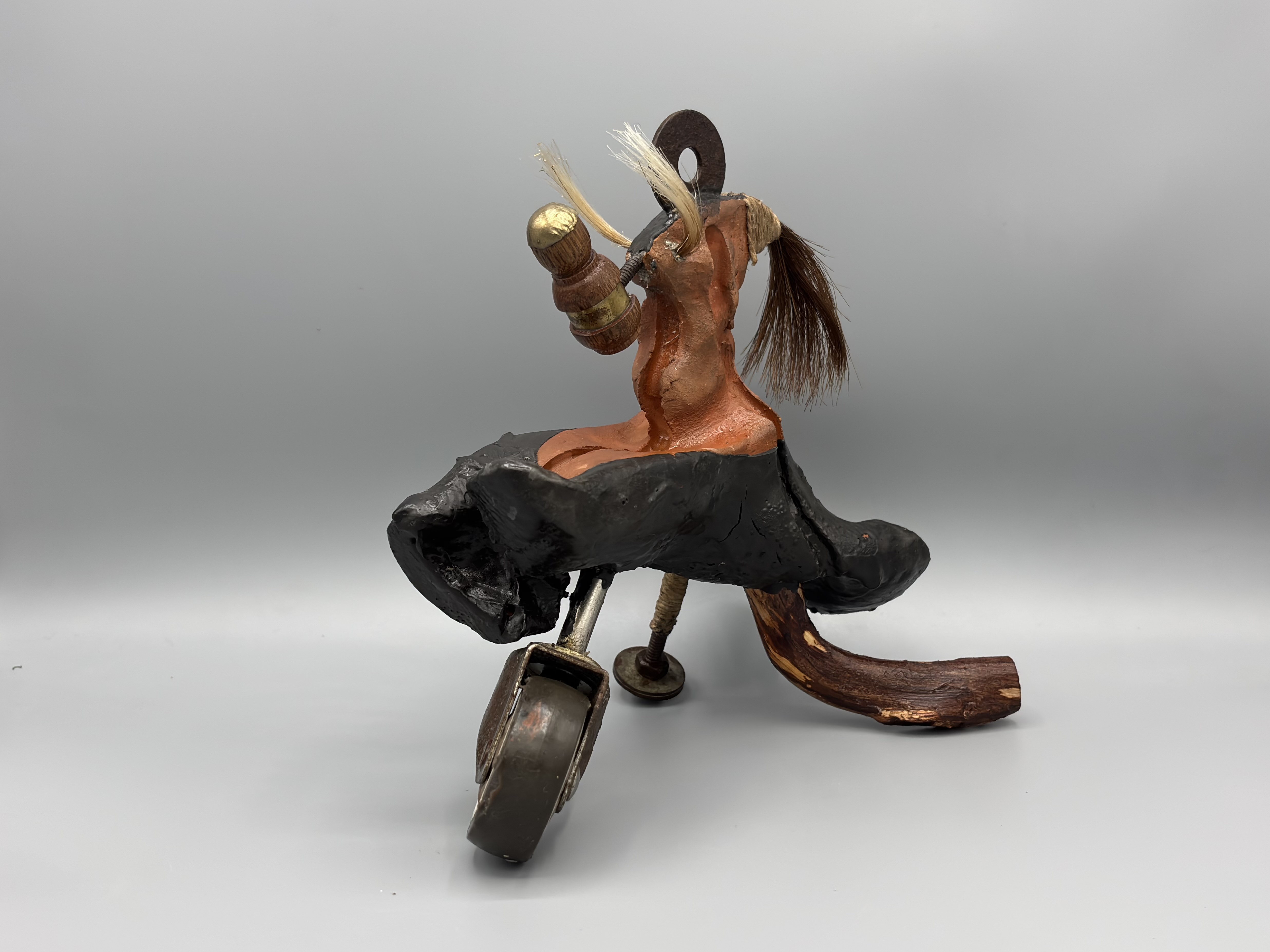 Mojahid Musa, found object, clay sculptures,dhaka art summit